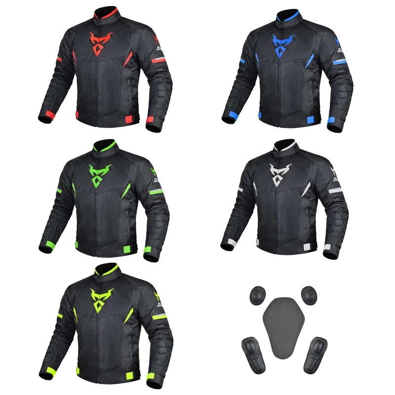 

Motobiker Racing Suit Breathable Summer Mesh Motorcycle for JACKET Biker for Jac
