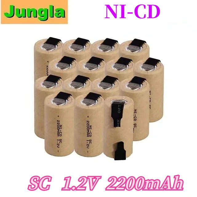 

100% new rechargeable battery SC 1.2V 2200mAh nickel cadmium electric tool Akkumulator lowest price