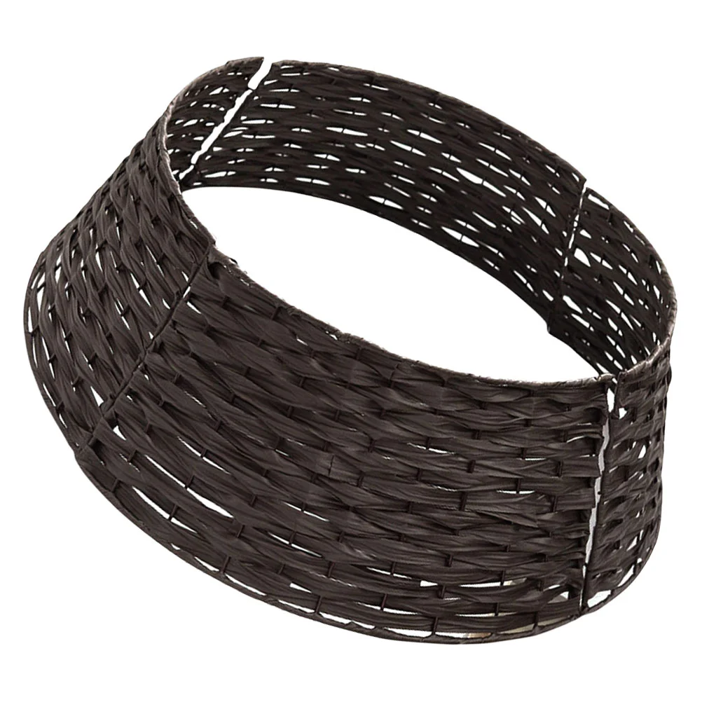 

Christmas Tree Collar Skirt Rattan Wicker Xmas Tree Collar Basket Ring Base Stand Cover Tree Ring Decoration