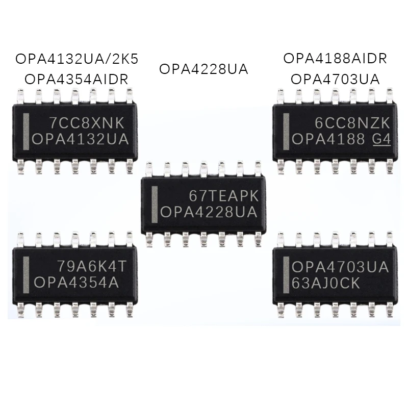 

1PCS OPA4188/OPA4354AIDR OPA4132UA/2K5 OPA4228/OPA4703UA