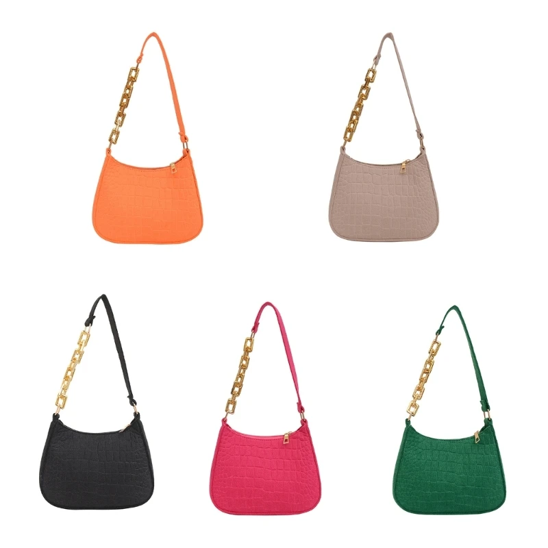 

Леди Кошелек Простая модная сумка для переноски Подмышечная сумка Сумки через плечо Сумки-полумесяцы