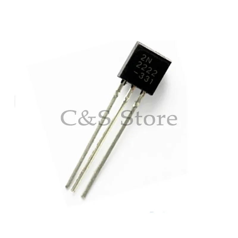 

100pcs 2N2222 2N2222A Triode Transistor NPN Switching Transistors TO-92 0.6A 30V