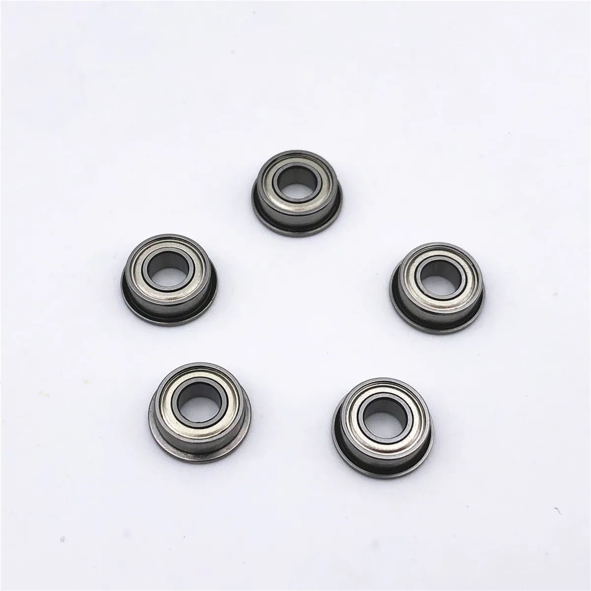 20pcs MF74ZZ MF74 4x7x2.5mm Miniature Flange Model Deep Groove Ball Bearing Metal Shielded