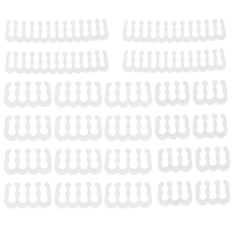

24PCS/Lot PC Cable Comb Motherboard 24Pin 8Pin 6Pin Cable Comb for Computer Gesleeved Up to 3.4 mm White