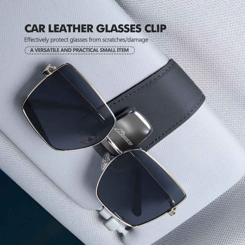 Для Honda автомобильный солнцезащитный козырек кожаный минималистичный зажим для