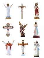 jesus resin statue sculptures religious holy family church ornament figurine gift catholic desktop figurines home decor