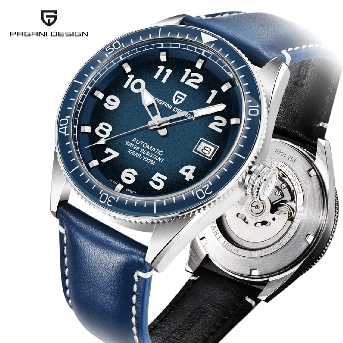 

PAGANI DESIGN Men's watches top brand luxury watch men automatic mechanical watch men fashion business watch relojes hombre 2019