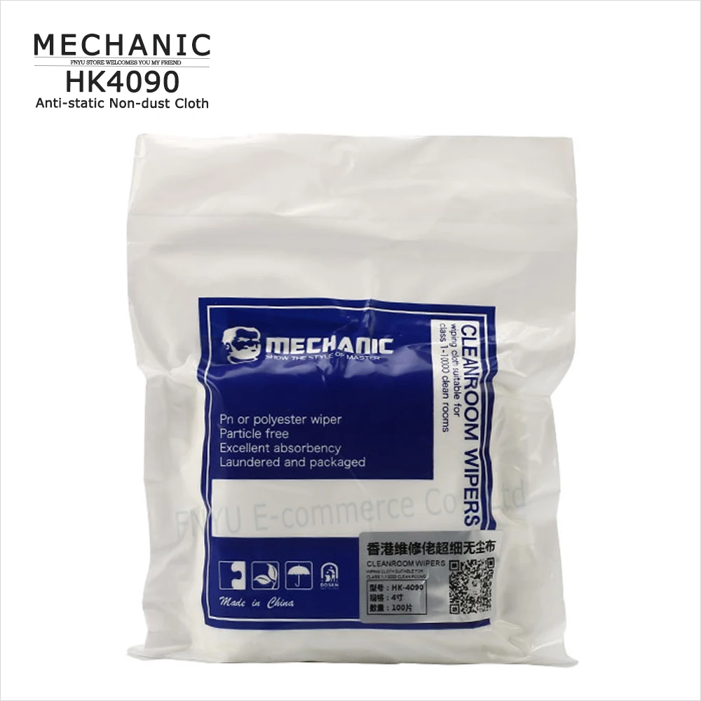 

Мягкая антистатическая ткань MECHANIC clean для защиты от пыли, 4/6/3,5-дюймовая ткань из микрофибры и стекла, ткань для чистки без пыли HK4090