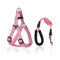 pet dog harness dog training leash rope medium and large dog chest strap adjustable dog leash vest running dog rope supplies
