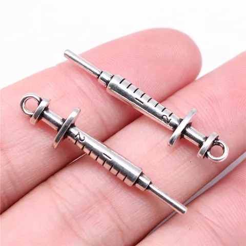 Шармы SEVEN PLUS 36x9 мм цинковый сплав античное серебро 10 шт