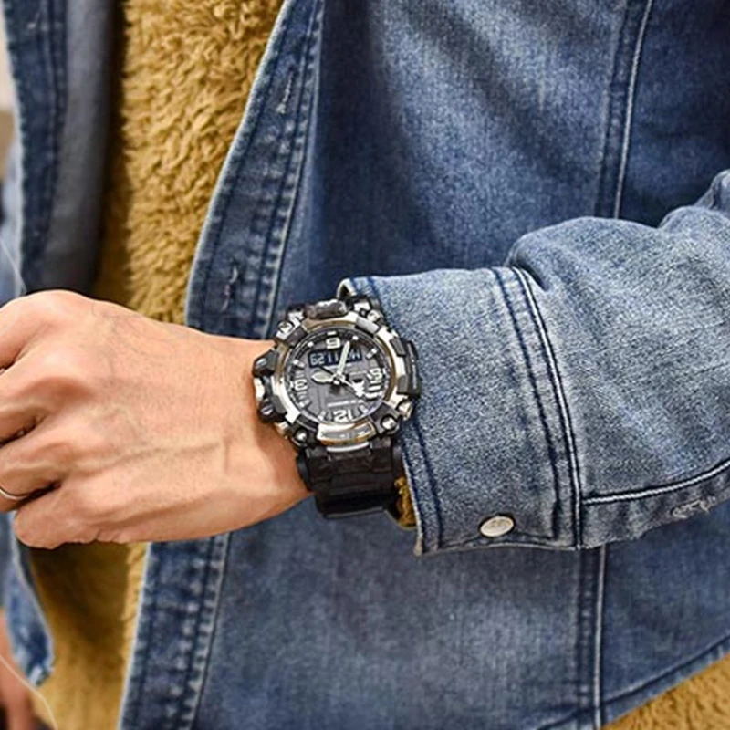 Фото Ремешок для часов из смолы для Casio GWG2000 GWG-2000 GWG-204, мужской браслет из ТПУ, спортивный водонепроницаемый аксессуар с пряжкой из нержавеющей стали №4