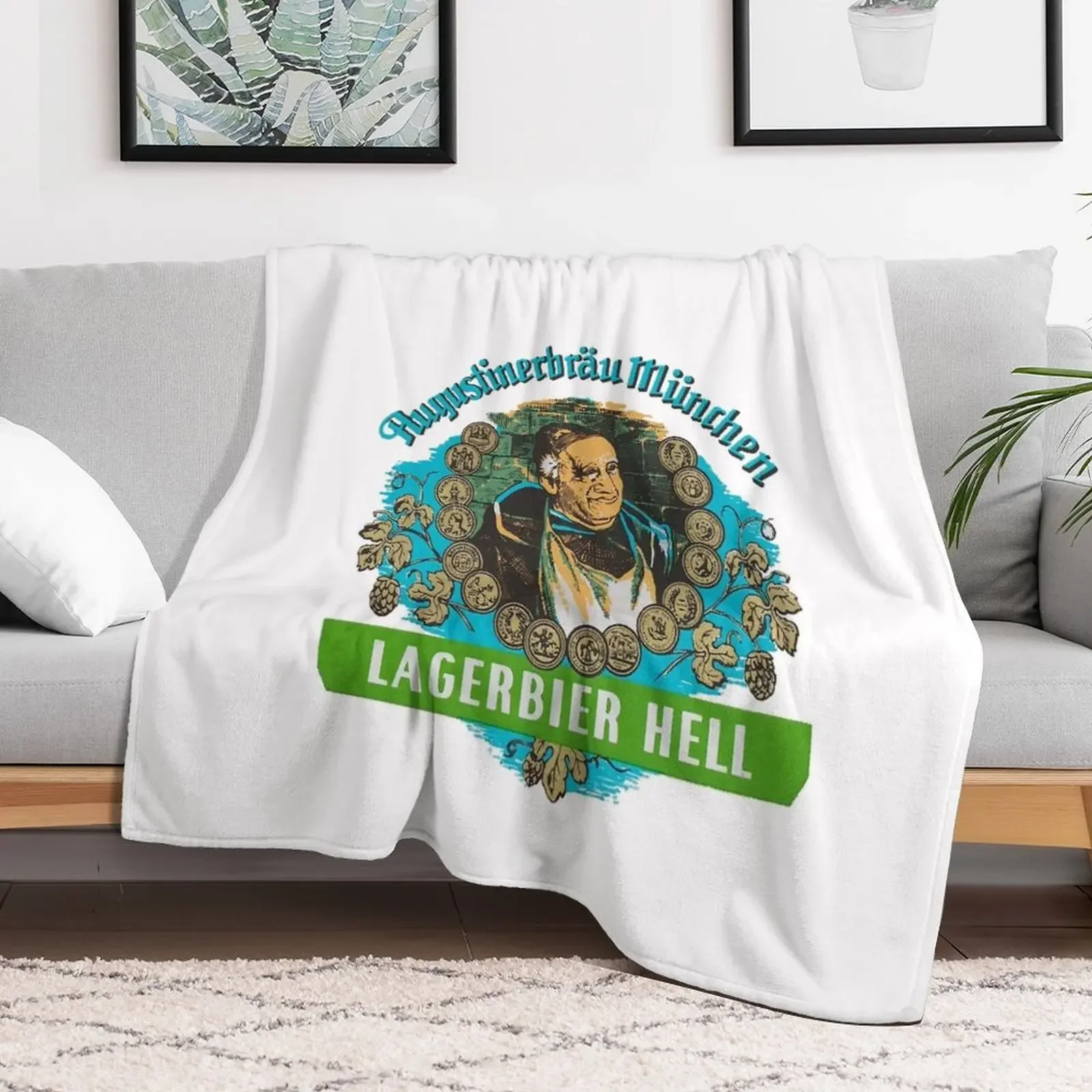 Классическое Одеяло с рисунком огюстинера монетного пива