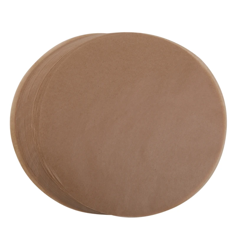 

Лидер продаж, неотбеленная бумага для пергамента JFBL, листы для выпечки печенья, 7-дюймовые коричневые пергаментные бумажные вкладыши премиум-класса для зеркальных поверхностей,