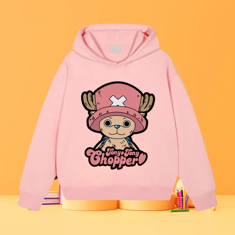 Luffy Qiaoba мультфильм аниме Детская Повседневная модная толстовка с капюшоном Топ