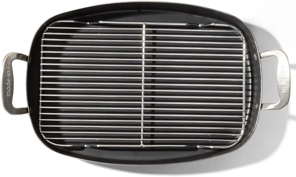 

- Blue Carbon Steel Roasting Pan - (Like Cast Iron, but Better) - Professional Cookware - France - Induction Compatible