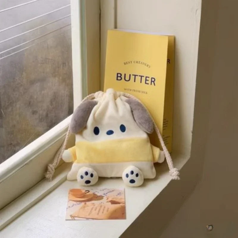 Sanrio Pochacco плюшевый кошелек для монет с героями мультфильмов милая мягкая