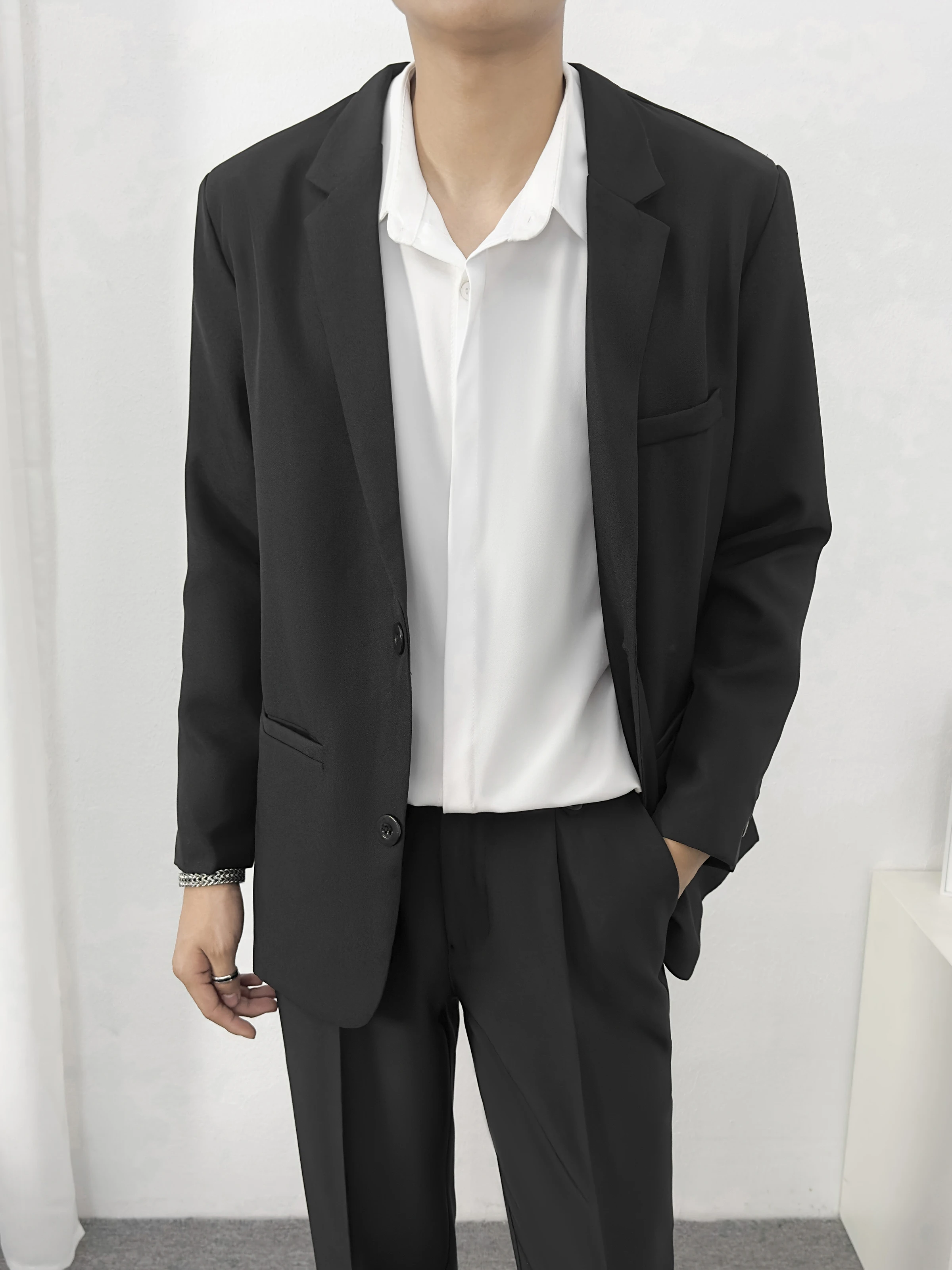 Small Suit Men's Korean-Sle Slim fit Top Outerwear Best Man Bridegroom Wedding Business Professional Guest look ...