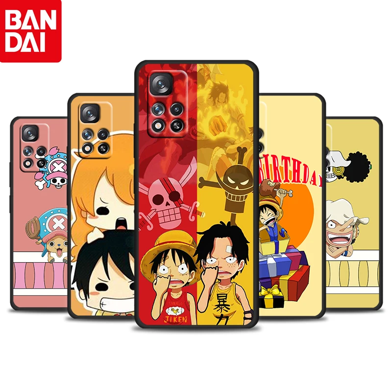

Hot Cute ONE PIECE For Redmi 10 9 9C 9A 8 8A 7 7A 6 6A 5 5A 4X 5G Prime Pro Plus Soft Silicone Black Phone Case Funda