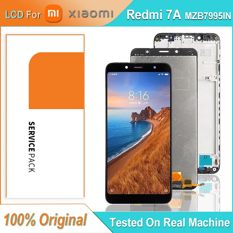 ЖК-дисплей 5,45 дюйма для XIAOMI Redmi 7A, ЖК-дисплей, сенсорный экран, дигитайзер в сборе, запасные части для Redmi 7A MZB7995IN M1903C3EG LCD