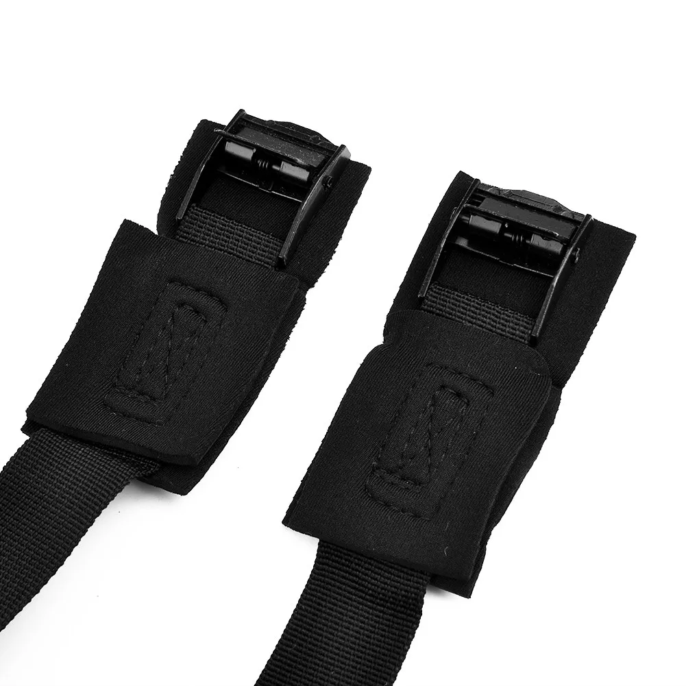 2x Surfboard Car Roof Rack Tie Down Straps Buckle Luggage Kayak Cam Board Lashing Straps Tie Surfboard Bicycle Tools images - 6