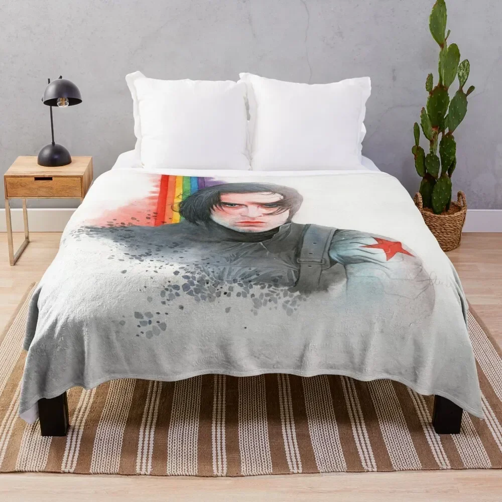 Себастьян Стэн плед одеяло роскошные движущиеся одеяла