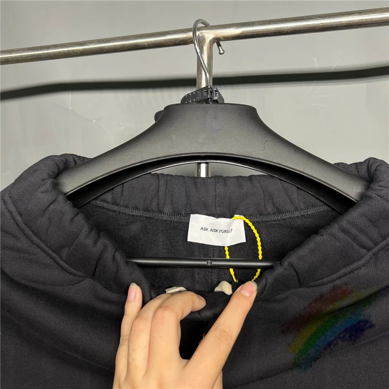 Брюки Askyurself для мужчин и женщин флисовые на санскрите графические штаны