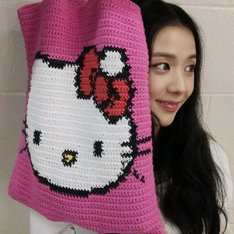 

Sanrio Kawaii Hello Kittys сумка через плечо милый мультяшный Коричный мой Мелодия аниме Purin Dog Kuromi Plushie мягкий рюкзак для девочки