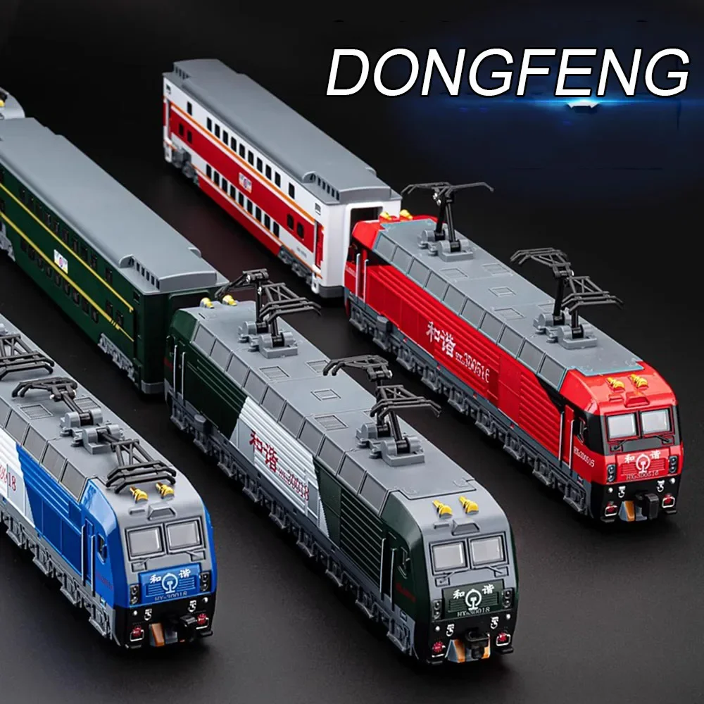 Модель поезда DONGFENG HEXIE в масштабе 1:87 игрушечные автомобили литые под давлением 4