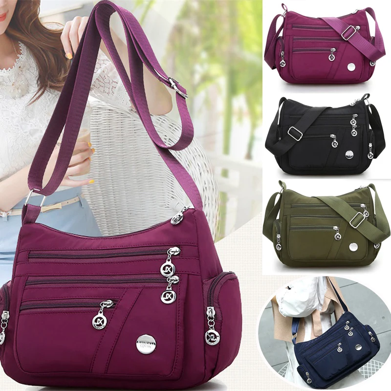 

Women Bag Nylon Waterproof Messenger Bags For Lady Crossbody Large Capacity Travel Shoulder Bag Casual Handbags High Quality