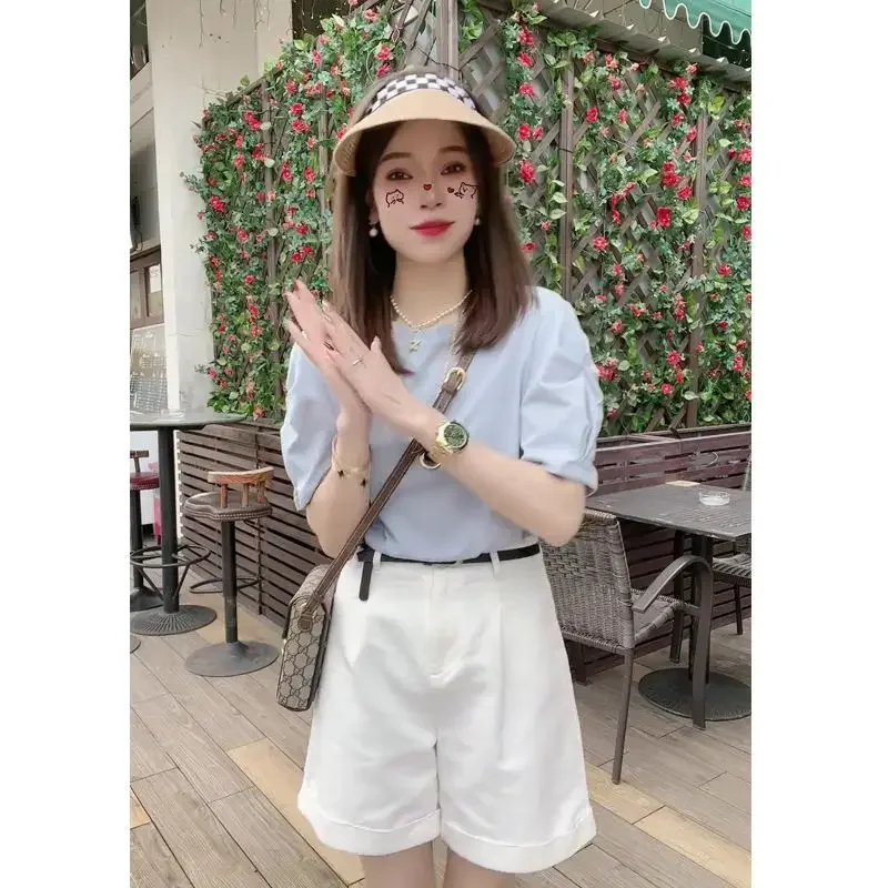 Женский костюм из двух предметов в гонконгском стиле летняя маленькая юбка с