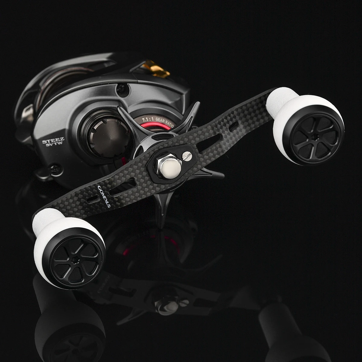Фото Кривошипная ручка катушки GOMEXUS для Shimano (8X5 мм), катушка Daiwa Abu Garcia Baitcasting, карбоновая ручка, 95 мм, новый другой состояние №3
