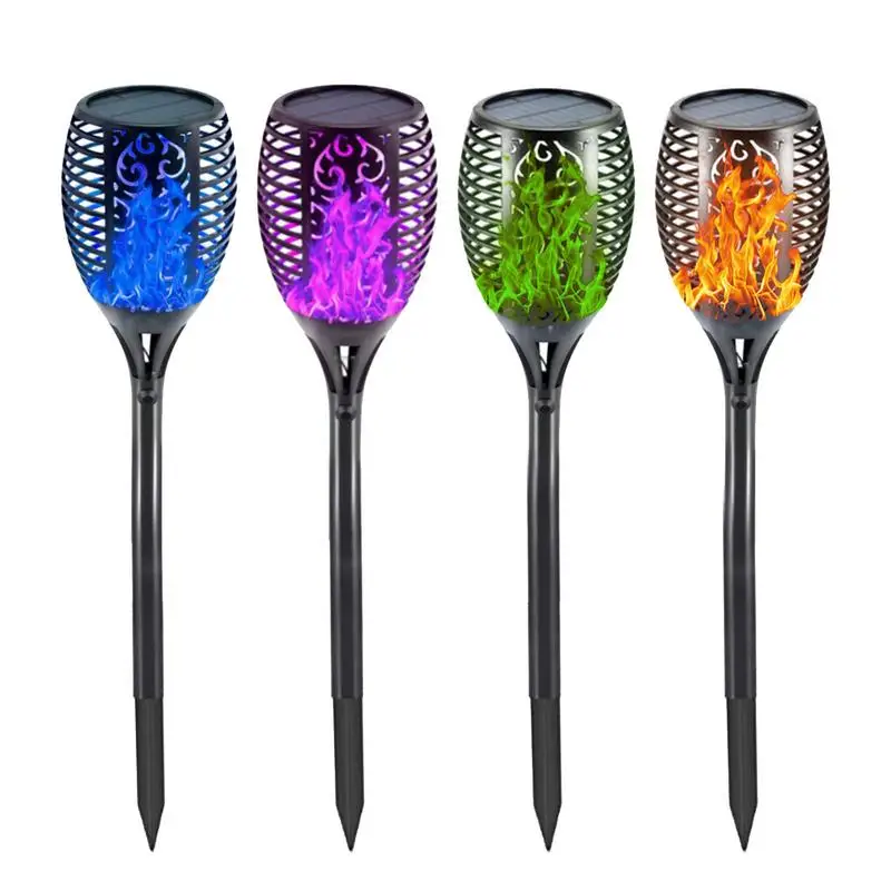 

Solar Outdoor Torch Light With Flickering Flame | Solar Torches For Waterproof Landscape Decoration For Garden Yard Patio