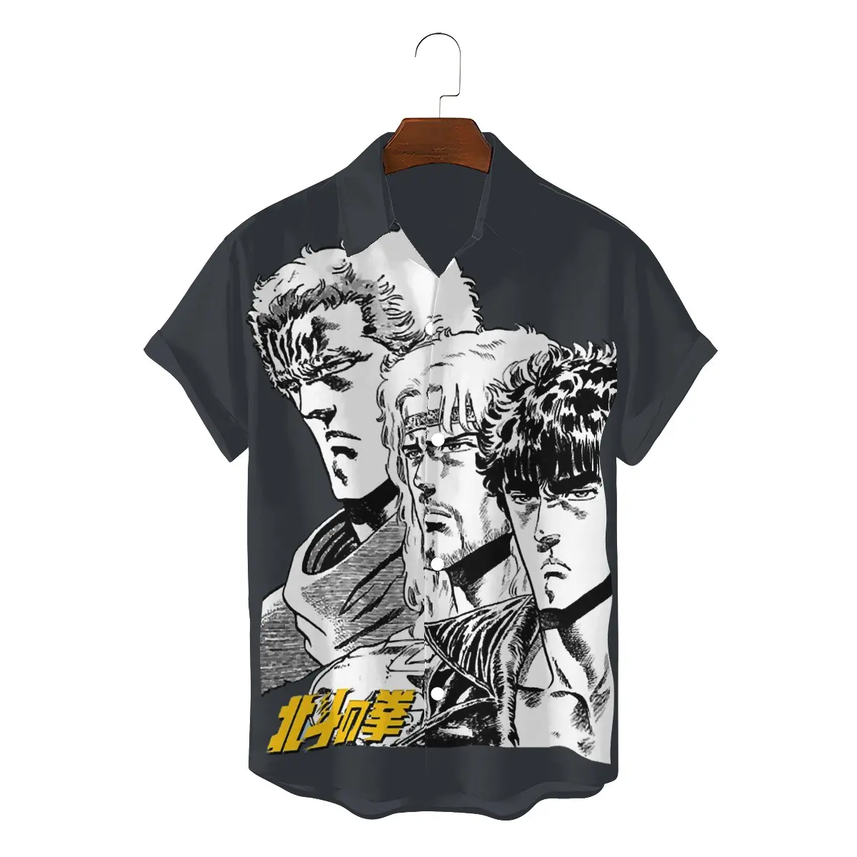

Hokuto Brothers Special 3D Shirt Fist of the North Star Japanese Manga Casual Hawaii Shirts Newest Stuff For Adult