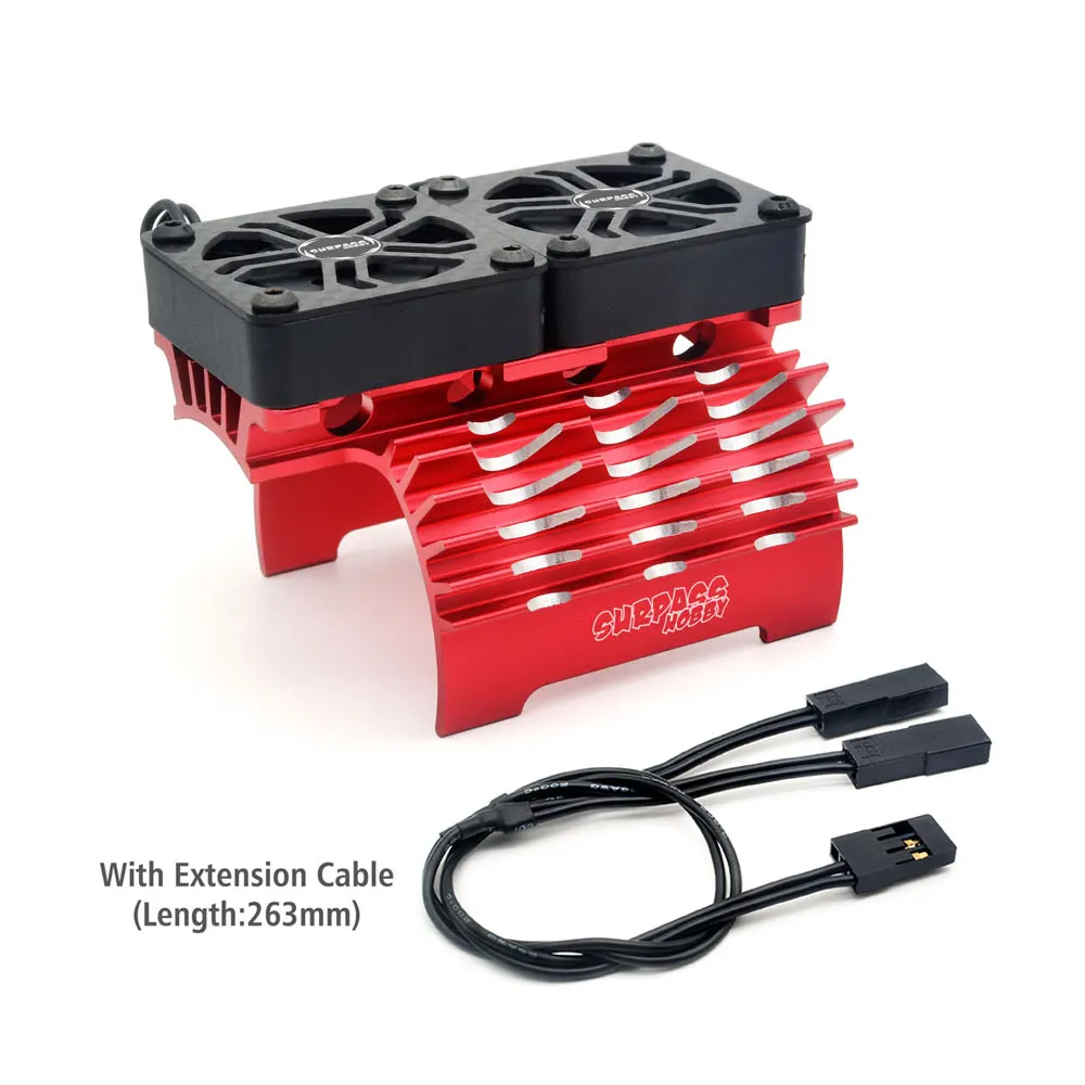 

Металлические Охлаждающие вентиляторы Surpass Hobby, 40 мм, 56 мм, вентилятор двигателя, радиатор для 1/5, 1/6, 1/7, 1/8, радиоуправляемого автомобиля, 4068, 4274, 5692, бесщеточный двигатель