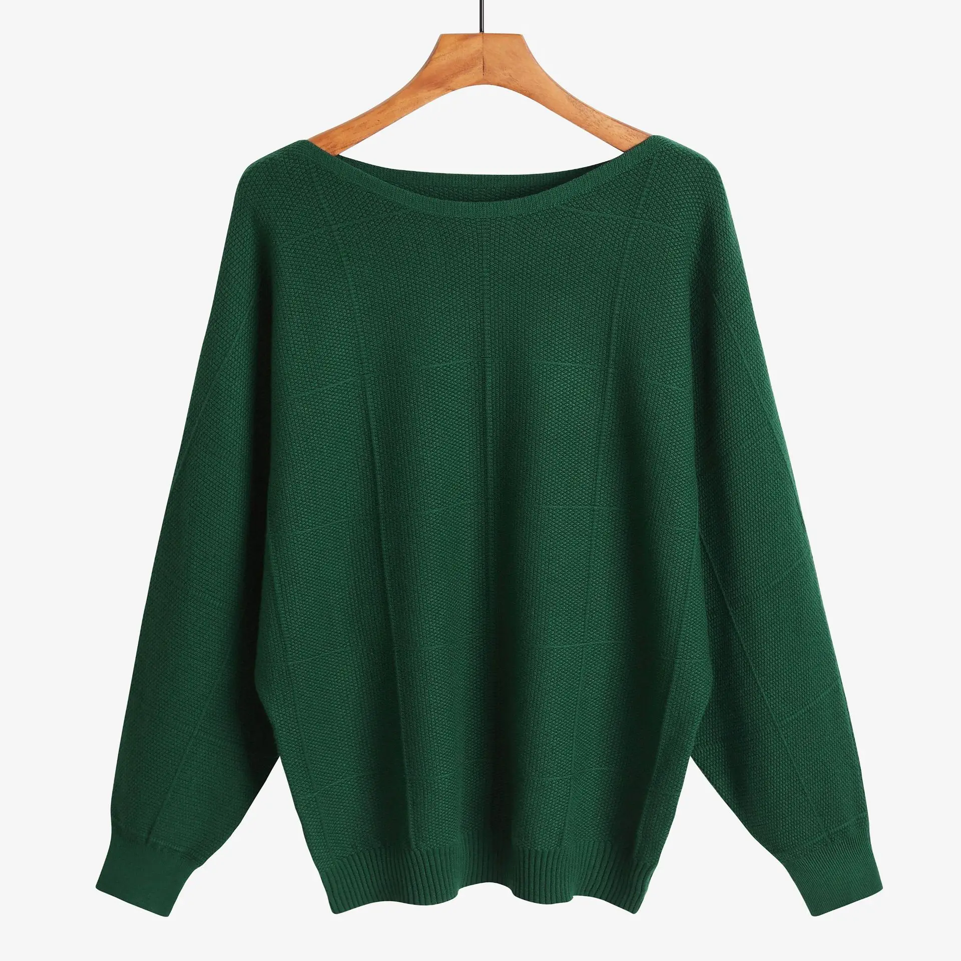 

2023 plus size sweater loose women knitted sweaters 9193