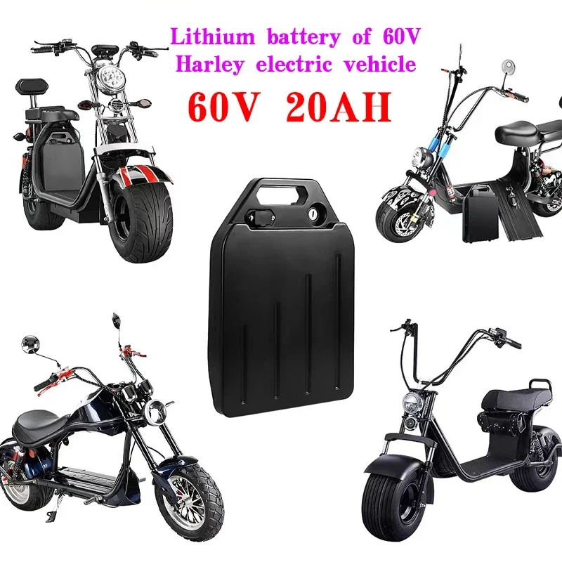 

Electric Car Lithium Battery Waterproof 18650 Battery 60V 20ah for Two Wheel Foldable Citycoco Electric Scooter Bicycle