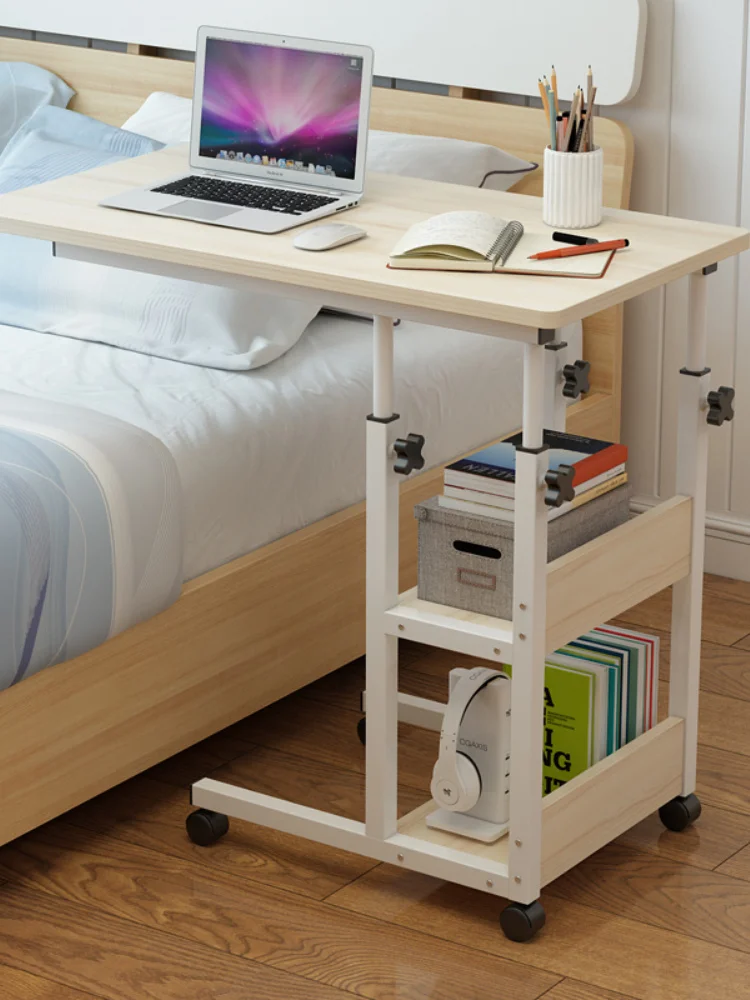 Multifunction Lift Removable Bedside Table Home Laptop Table Bedroom Lazy Table Bed Writing Desk Minimalist Desk Table