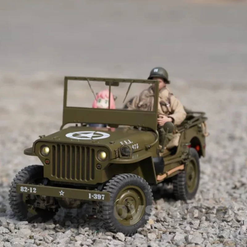 2 4g 1:12 1941 для Willys Mb Scaler Jeep 4wd Rtr краулер скалолазание масштаб военный грузовик багги