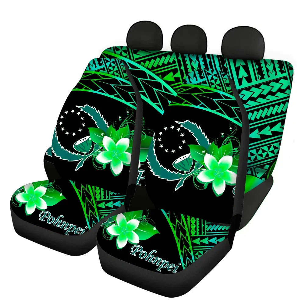 Чехлы на сиденья автомобиля Pohnpei Tribe Plumeria чехлы передние и задние Какау