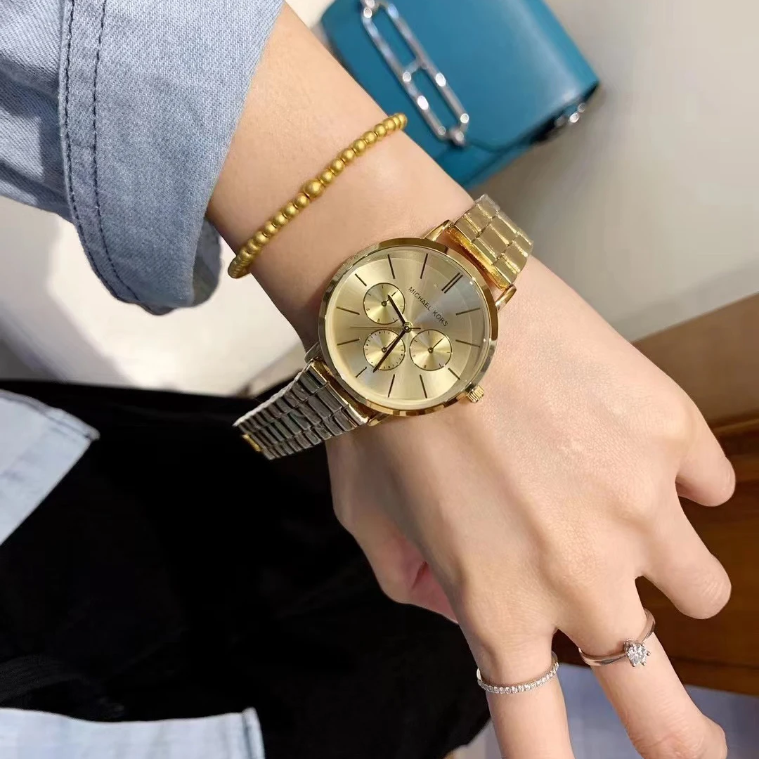 Женские наручные часы Michael Kors 2026: минималистичный дизайн, роскошные, из нержавеющей стали, с большим круглым циферблатом, кварцевые, модный подарок для леди (art.: 3920dbced5ff2) - 3920dbced5ff2