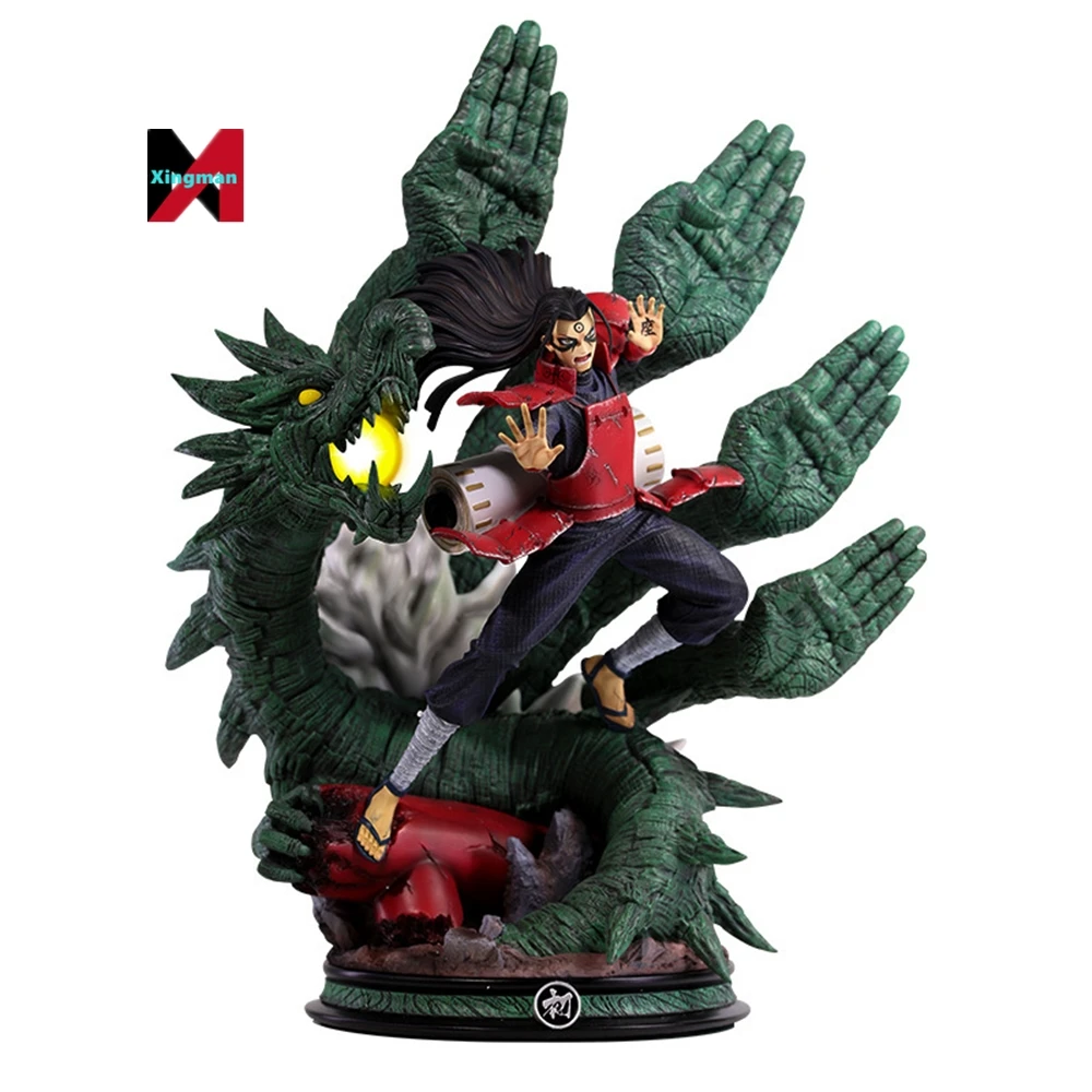 

42cm Anime action Figure Shodai Hokage Thousand Hand Pillar Limited Edition Senju Hashirama Gk Statue Desktop Collection toys