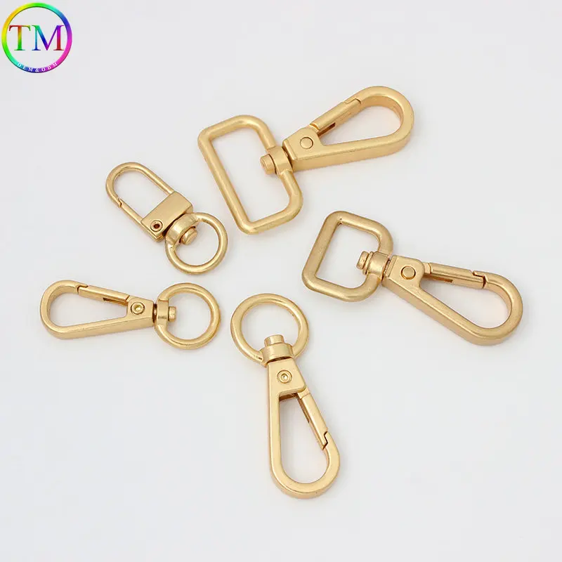 10mm-25mm Metal Buckle Leather Belt Snap Hook Trigger Dog Collar Lobster Clasp For Bag Strap Belt Webbing Hardware Accessories