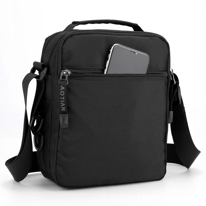 Drop Ship Men Shoulder Bag Boys Crossbody Bag High Quality Man Messenger Bag Nylon Cellphone Male Handbags Purse Bolsas