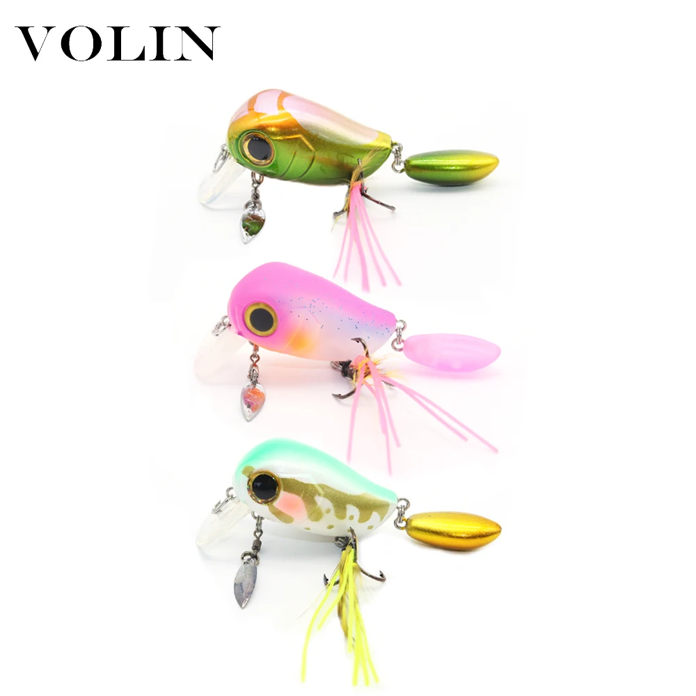 Новинка Волин кренкбейт 1 шт. 45 мм 8 г плавающая жесткая рыболовная приманка