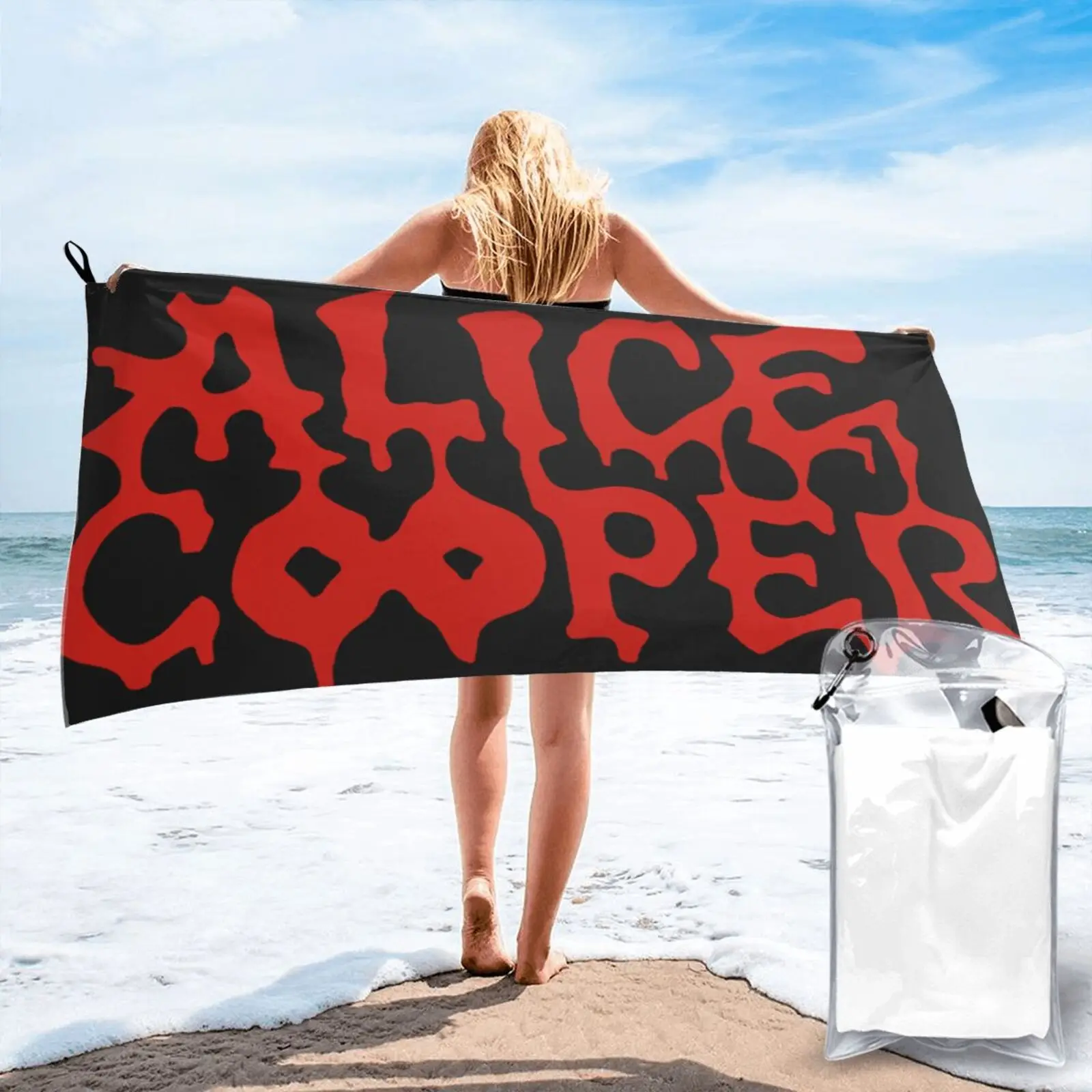 

Alice Cooper искусственное пляжное полотенце для пляжа Большое пляжное полотенце s халат Женское пляжное полотенце для ванной комнаты