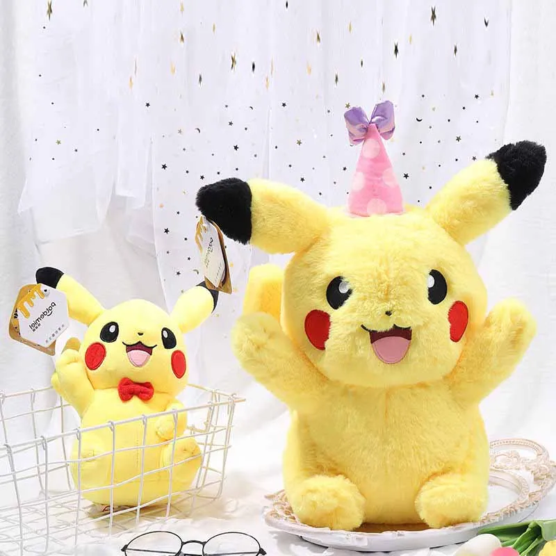 

20CM/30CM Pikachu Plush Toy Cartoon Animation Soft Party Doll For Children Birthday Gift Pillow