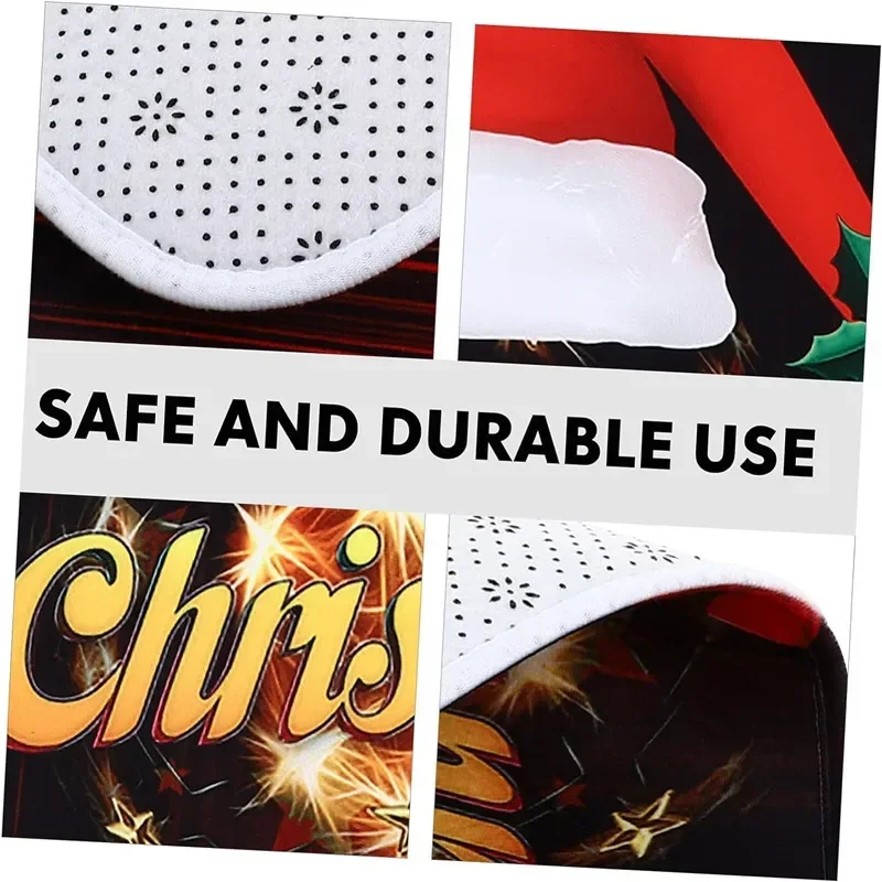 Рождественский напольный коврик