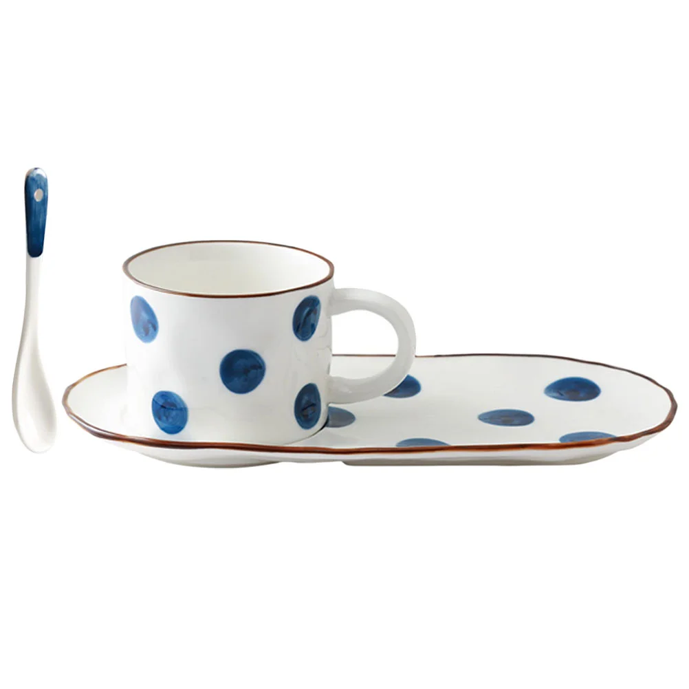

Plate Cup Ceramic Mugssoup Mug Sandwich Coffee Saucertea Cups Espresso Plates Serving Combo Sushi Set Breakfast Tray Dessert