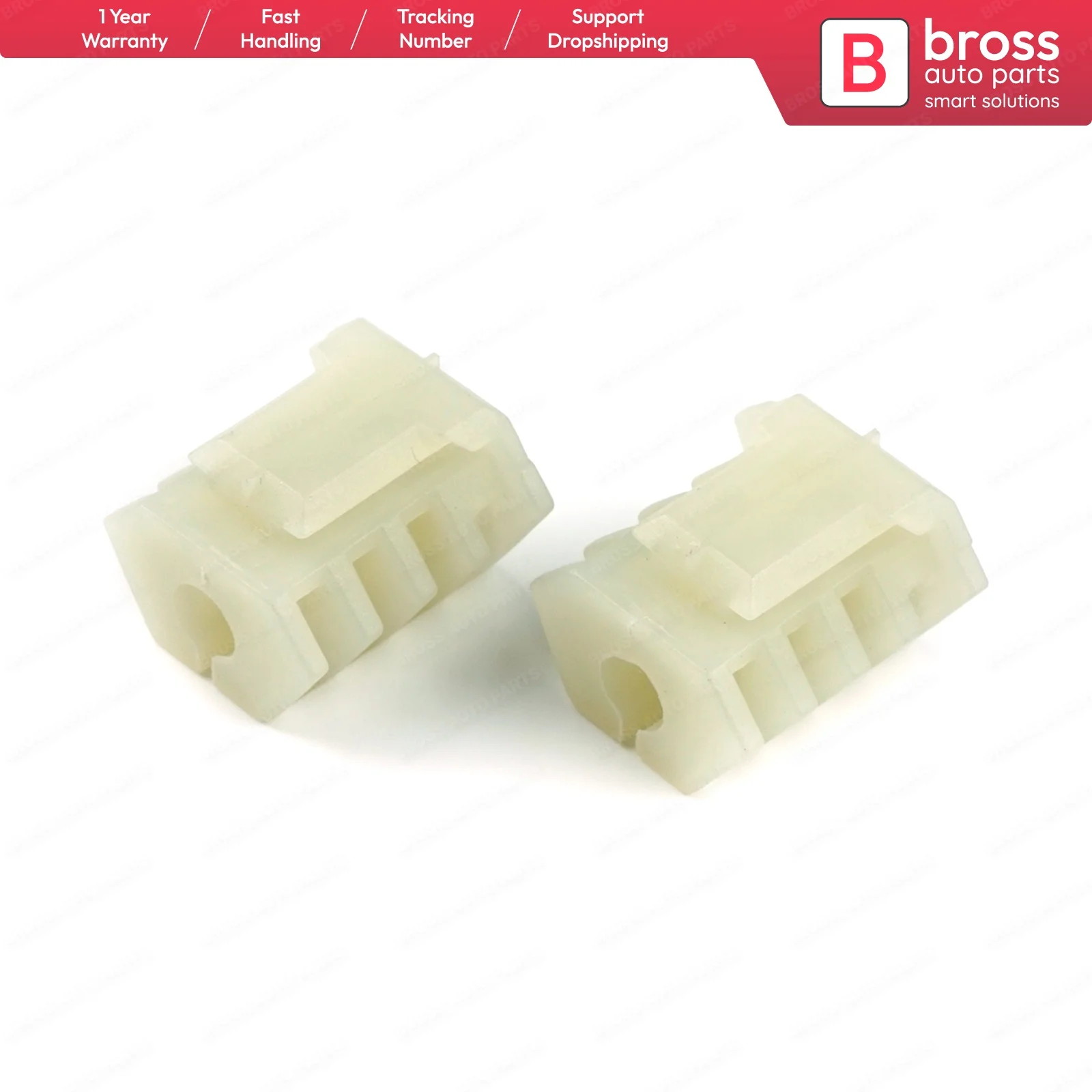 

Bross BWR5176 2 Pieces Window Regulator 4523918-4523921-5182969-5182970 Cable End for Ford Transit Connect; Chevrolet Cruze