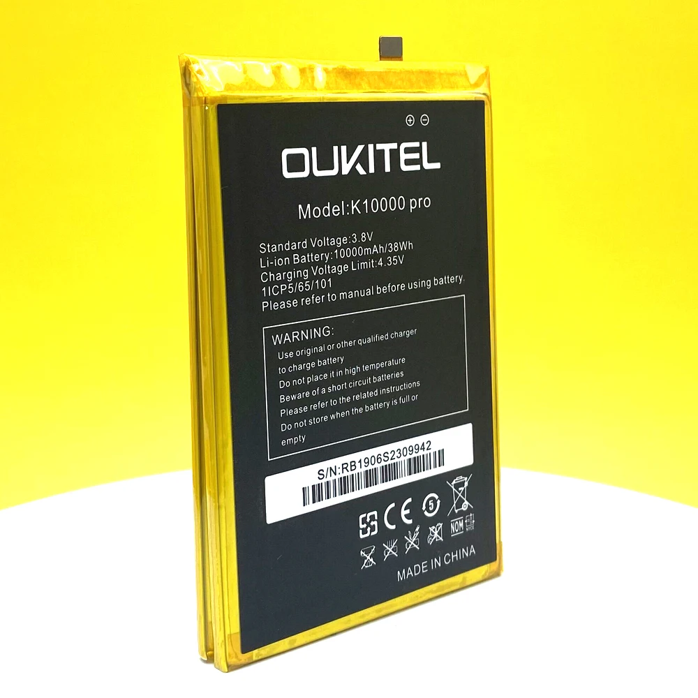 100 new original 10000mah k 10000 pro battery for oukitel k10000 pro phone high quality tracking number free global shipping